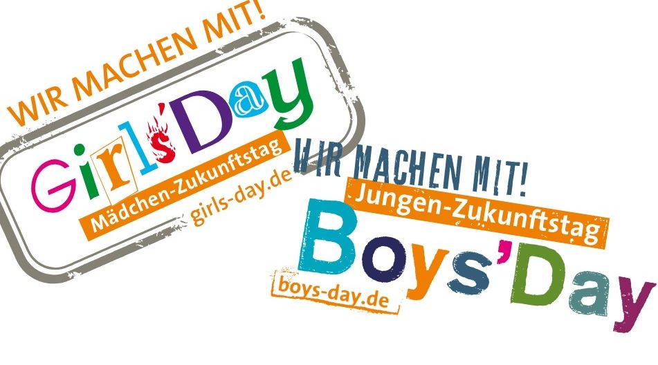 Ein zusammegeführtes Logo des Boys' und Girls'Day